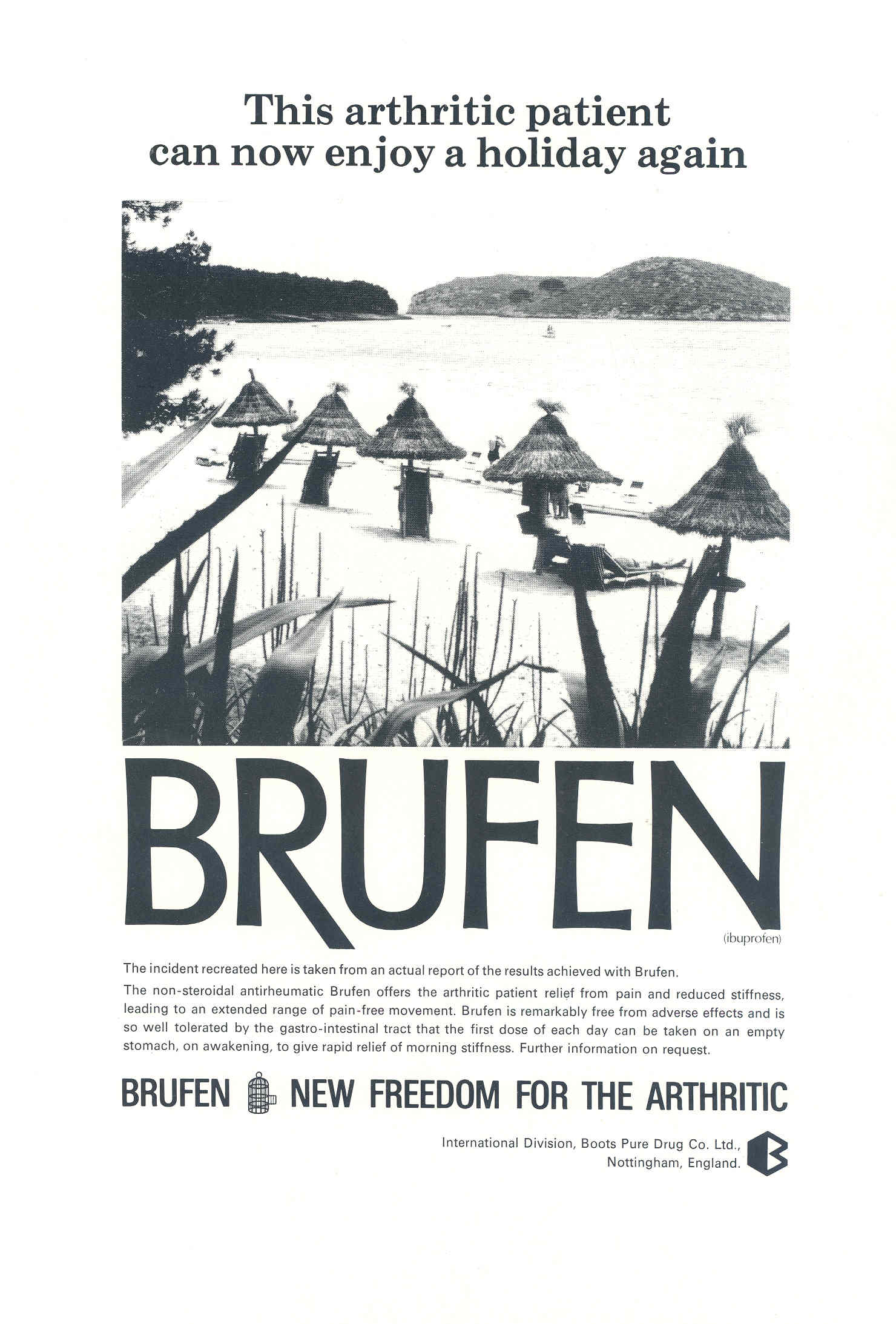 Brufen Advertisement  c1969